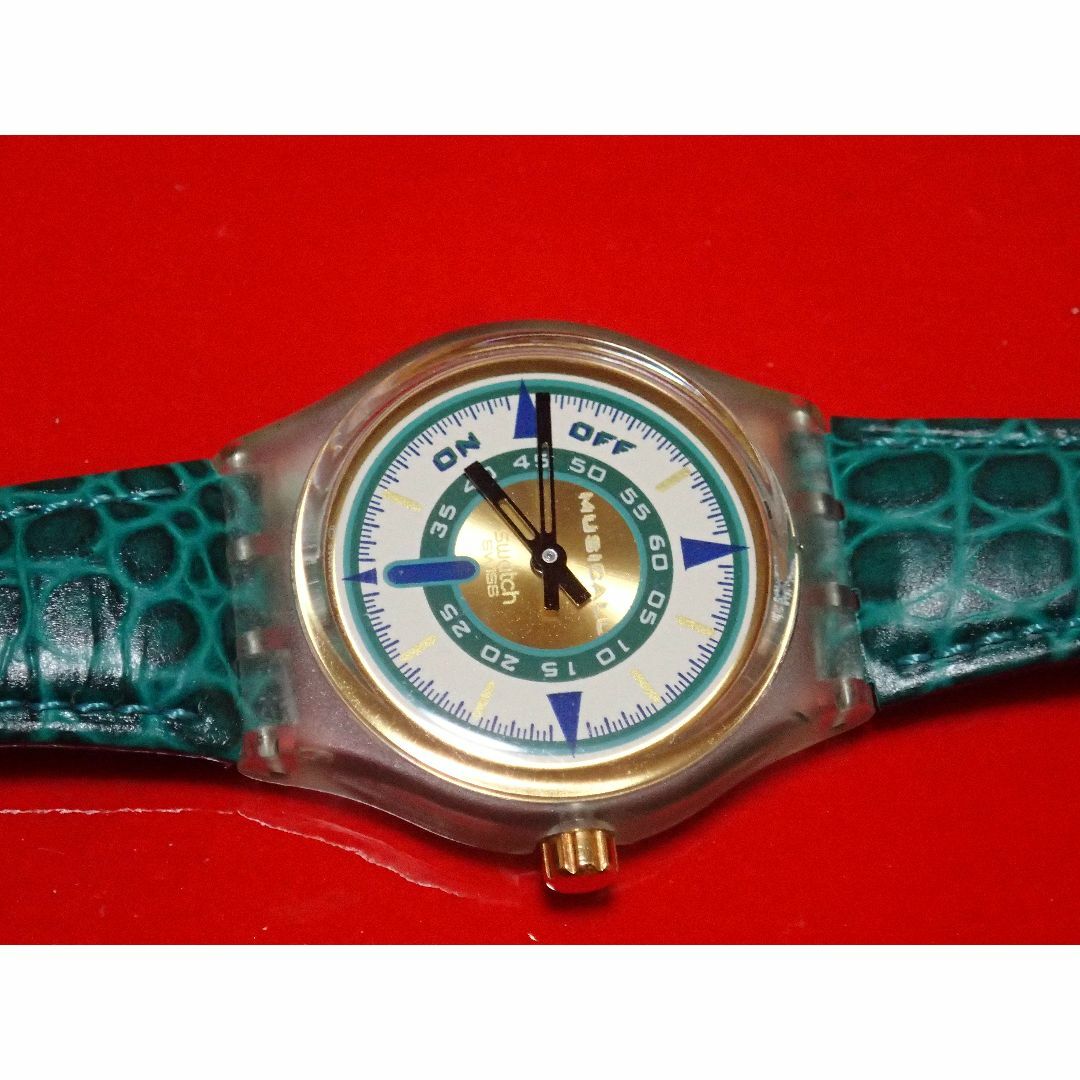 swatch(スウォッチ)の最安値　スウォッチ　リングベルミュージカル　SLG102 1995年 メンズの時計(腕時計(アナログ))の商品写真