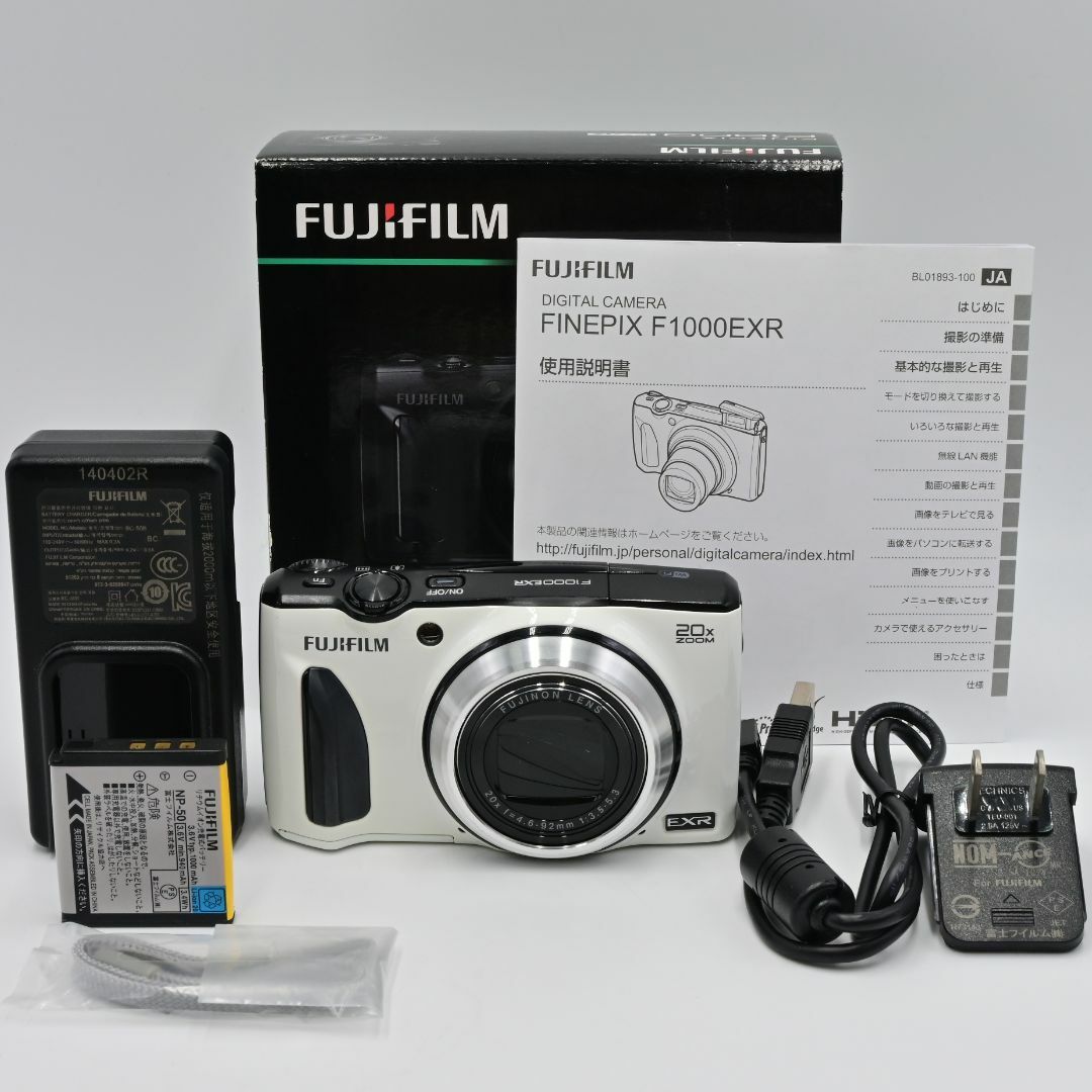 FUJIFILM デジタルカメラ F1000EXR ホワイト