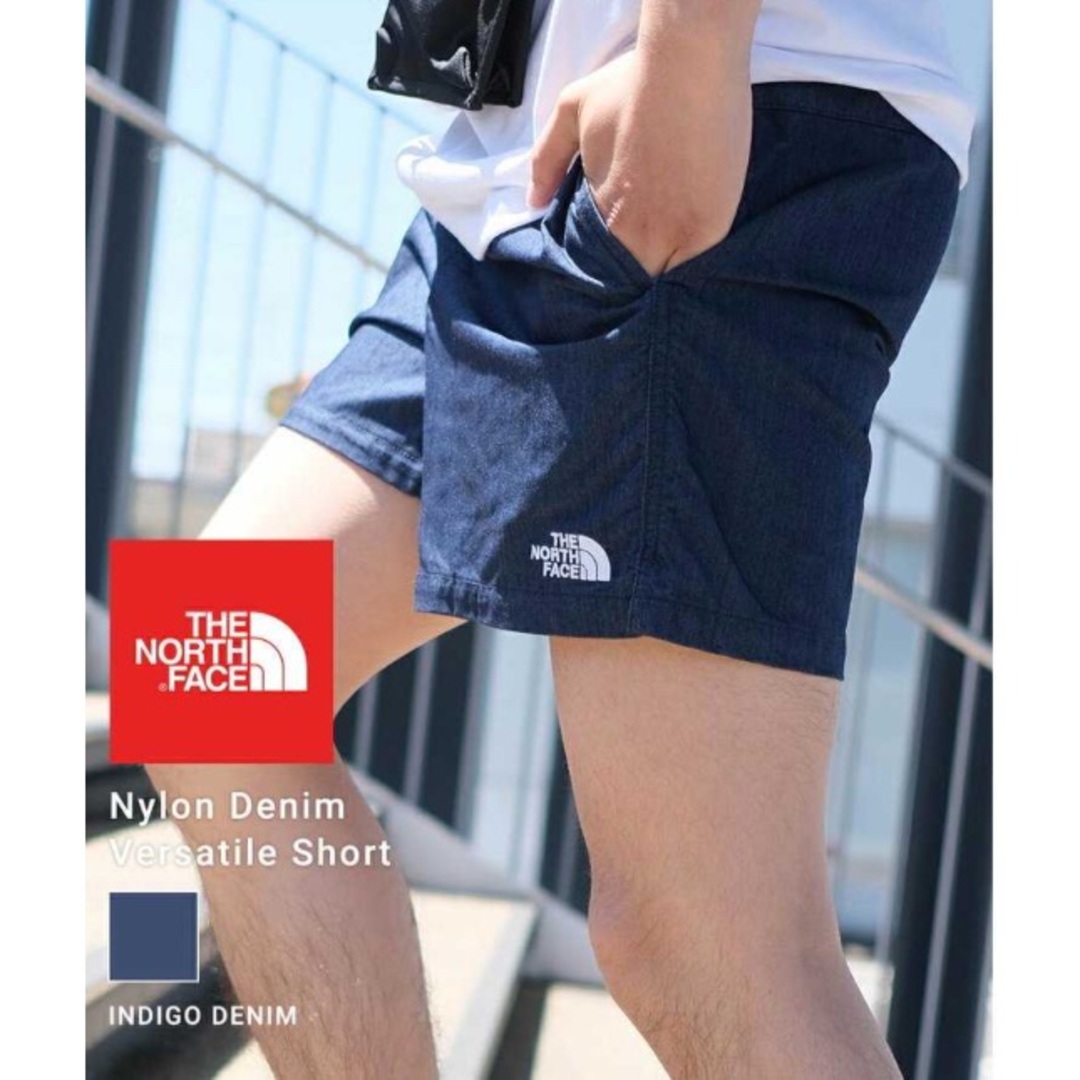 NORTH FACE Nylon Denim Versatile Shorts