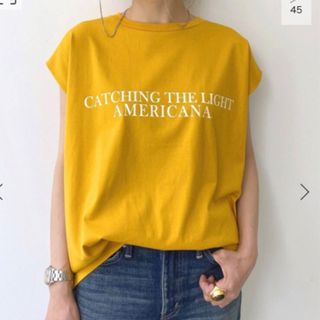 アパルトモンドゥーズィエムクラス(L'Appartement DEUXIEME CLASSE)のアパルトモント／アメリカーナ LOGO TEE(Tシャツ(半袖/袖なし))