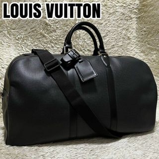 ルイヴィトン(LOUIS VUITTON)の極美品✨ルイヴィトン タイガ ケンダル ボストンバッグ 2way レザー 黒(ボストンバッグ)