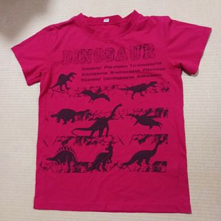 子供服 Tシャツ DINOSAUR 赤 西松屋チェーン 130cm(Tシャツ/カットソー)