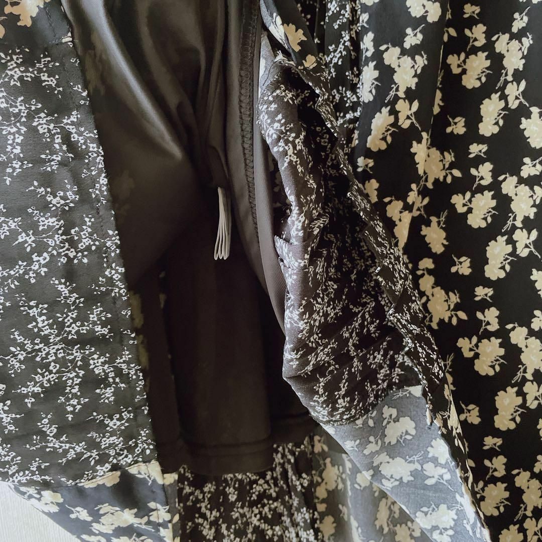 Andemiu(アンデミュウ)のアンデミュウ Andemiu プリーツスカート 花柄 ロング 体型カバー フリー レディースのスカート(ロングスカート)の商品写真