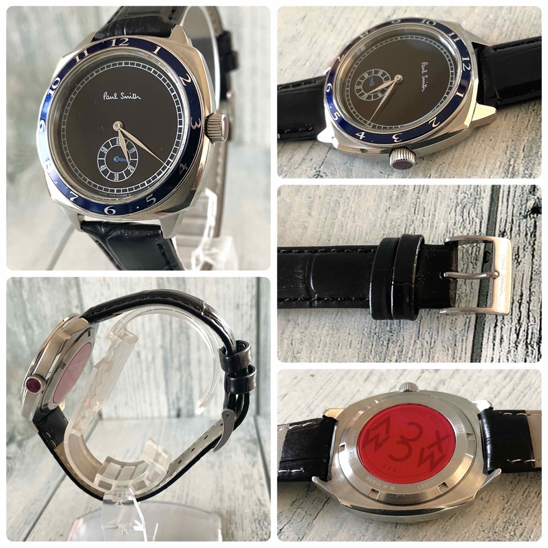 Paul Smith(ポールスミス)の【希少】Paul Smith ポールスミス 腕時計 1995 復刻版 ブルー メンズの時計(腕時計(アナログ))の商品写真