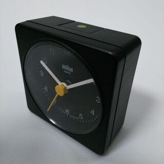 ブラウン(BRAUN)の【廃番】BRAUN 目覚まし置き時計　BNC002BKBK（新品・未使用品）(置時計)