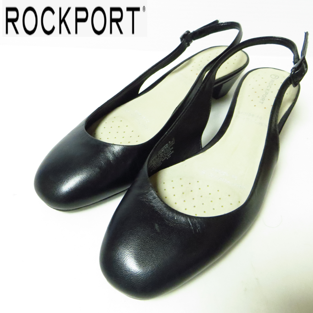 ROCKPORT adidas ポインテッドパンプス ブラック
