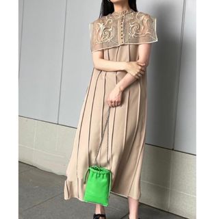 アメリヴィンテージ(Ameri VINTAGE)のAmeriVINTAGE CASSIE TRAPEZE DRESS(ロングワンピース/マキシワンピース)