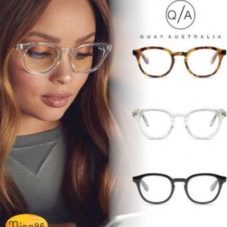 クエイアイウェアオーストラリア(Quay Eyeware Australia)のQuay Eyeware ユニセックスブルーライト眼鏡　新品(サングラス/メガネ)