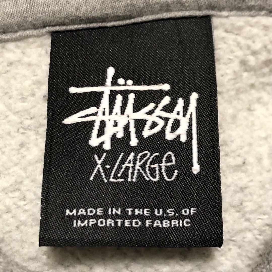 STUSSY ステューシー パーカー アーチロゴ 刺繍入り