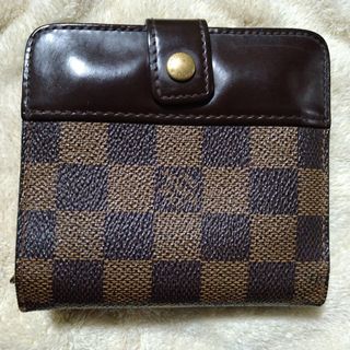 ルイヴィトン(LOUIS VUITTON)のLOUISVUITTON　ダミエ　二つ折り財布(財布)