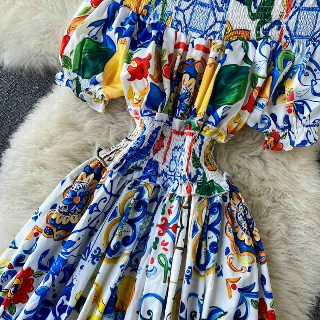 春夏コーデ❤️ロングワンピース ひざ丈 オフショルダー ドレス ...