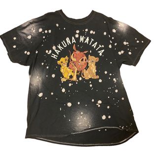 ディズニー(Disney)の【海外古着】ディズニー Disney ニカラグア製　ライオンキング　Tシャツ(Tシャツ/カットソー(半袖/袖なし))