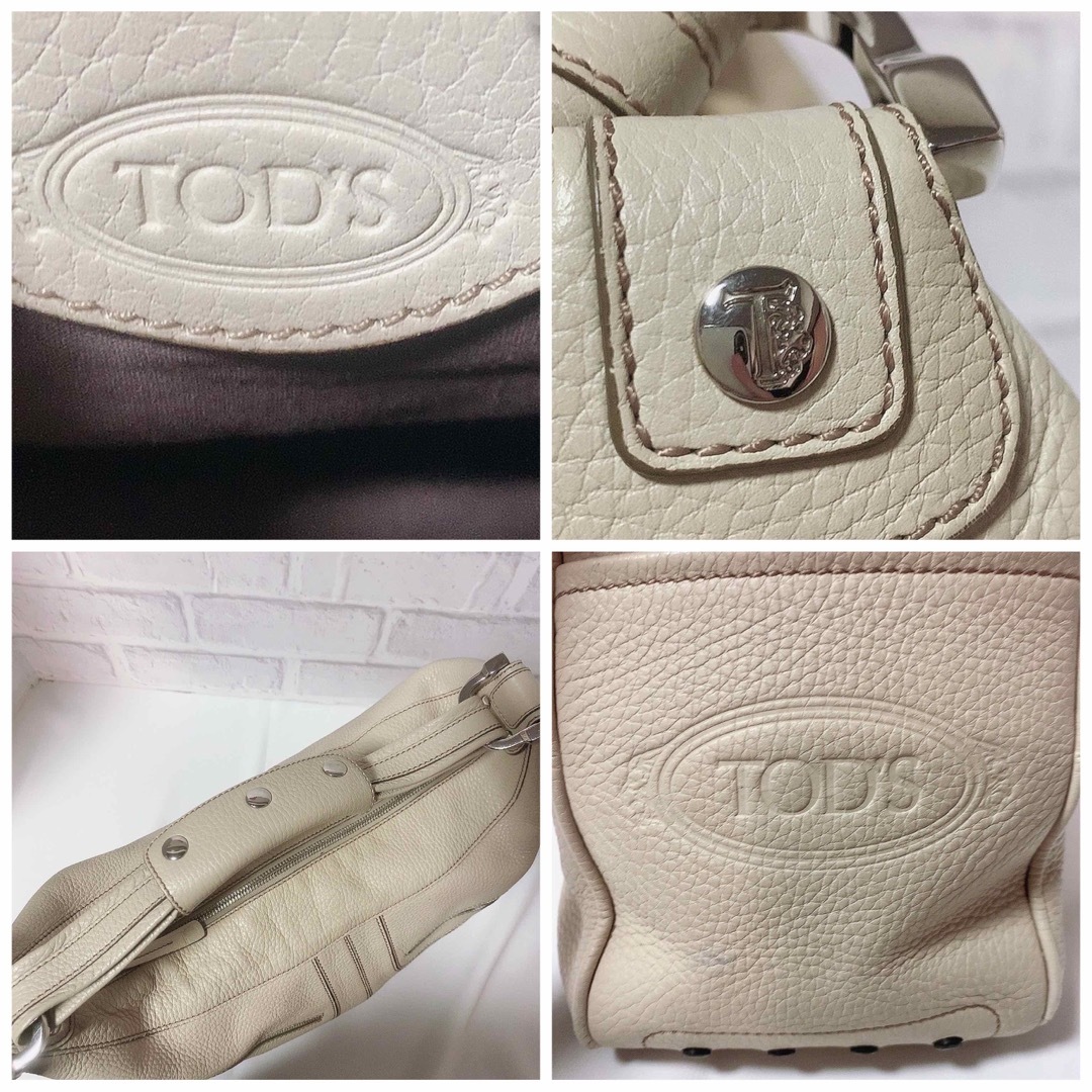 TOD'S ハンドバッグ 正規品 美品 オフホワイト