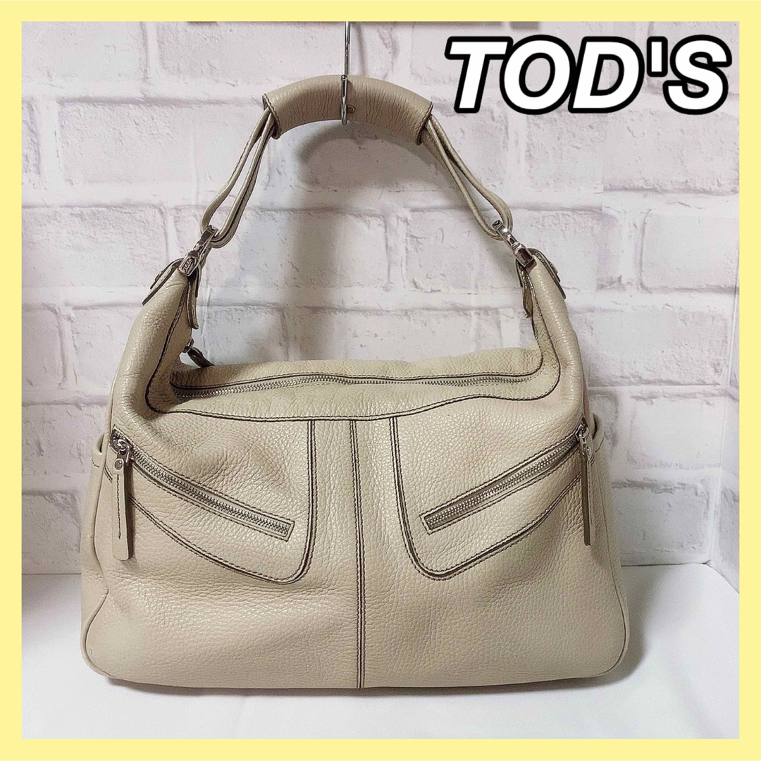 TOD'S ハンドバッグ 正規品 美品 オフホワイト | フリマアプリ ラクマ