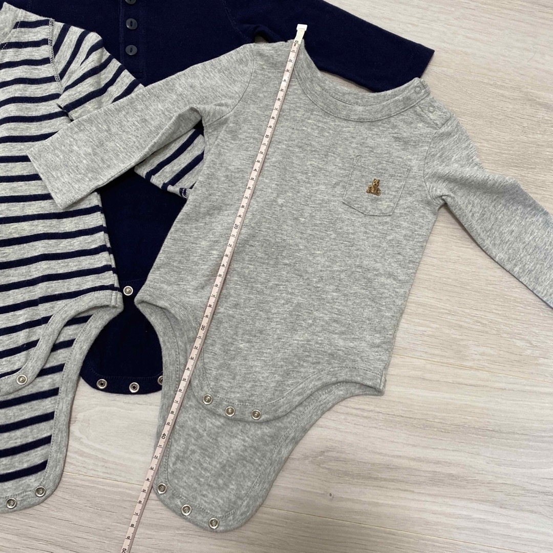 babyGAP(ベビーギャップ)のGAP ロンパース 3枚セット キッズ/ベビー/マタニティのベビー服(~85cm)(ロンパース)の商品写真