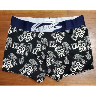 ラコステ(LACOSTE)のラコステ　新品　メンズ　ボクサーパンツ(アリゲーター/ブラックM)(ボクサーパンツ)