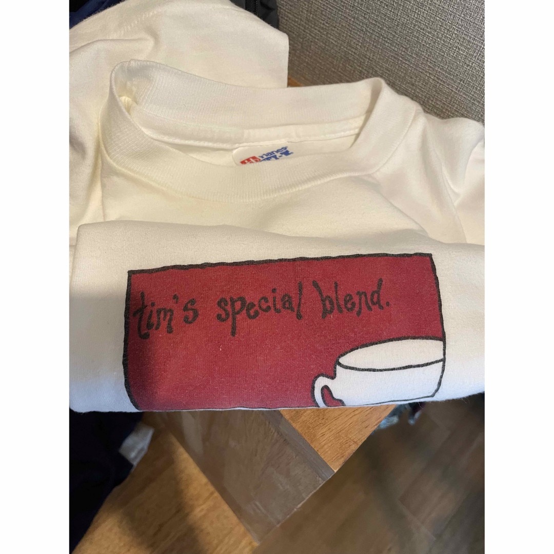 Hanes(ヘインズ)の90s XL Tim's Special Blend box logo TEE メンズのトップス(Tシャツ/カットソー(半袖/袖なし))の商品写真