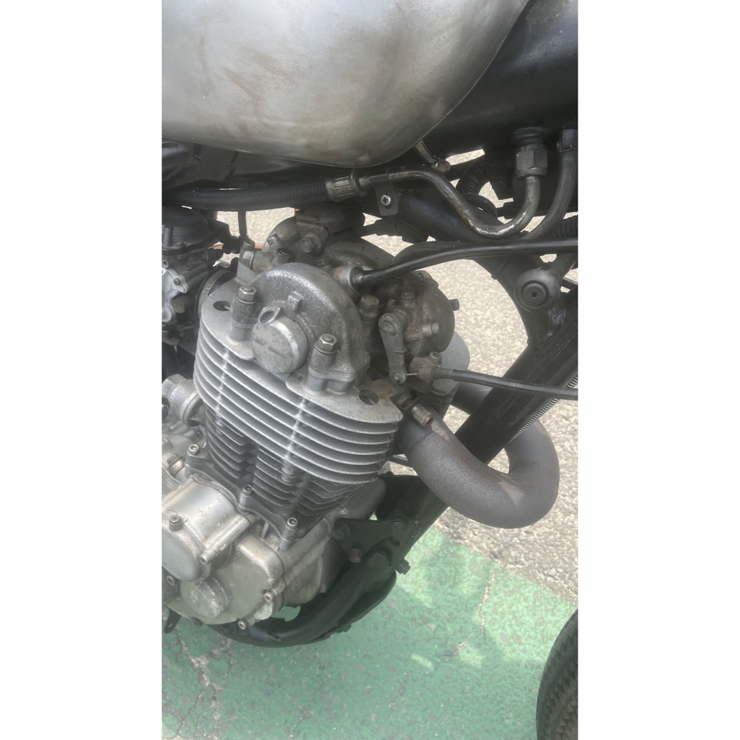 SR400 左出しマフラー フルエキ 直管 ポン付け-eastgate.mk