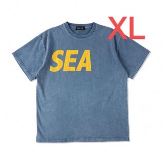 ウィンダンシー(WIND AND SEA)の【XL】SEA (CRACK-P-DYE) S/S TEE / J_BLUE(Tシャツ/カットソー(半袖/袖なし))