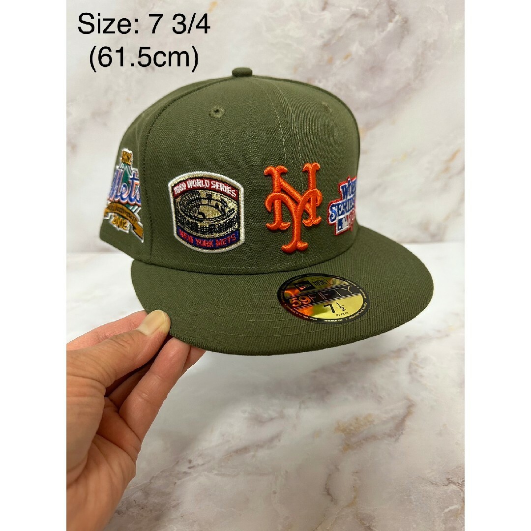 Newera 59fifty ニューヨークメッツ マルチサイドパッチ キャップ