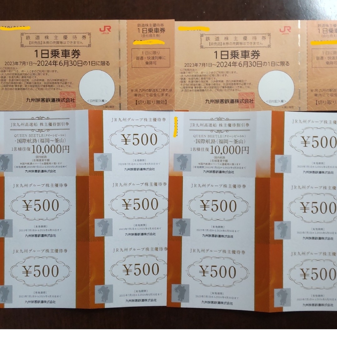 九州旅客鉄道 株主優待券 2セットのサムネイル