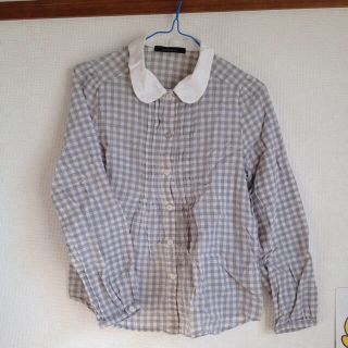 ページボーイ(PAGEBOY)のPAGEBOY グレーチェックシャツ(シャツ/ブラウス(長袖/七分))