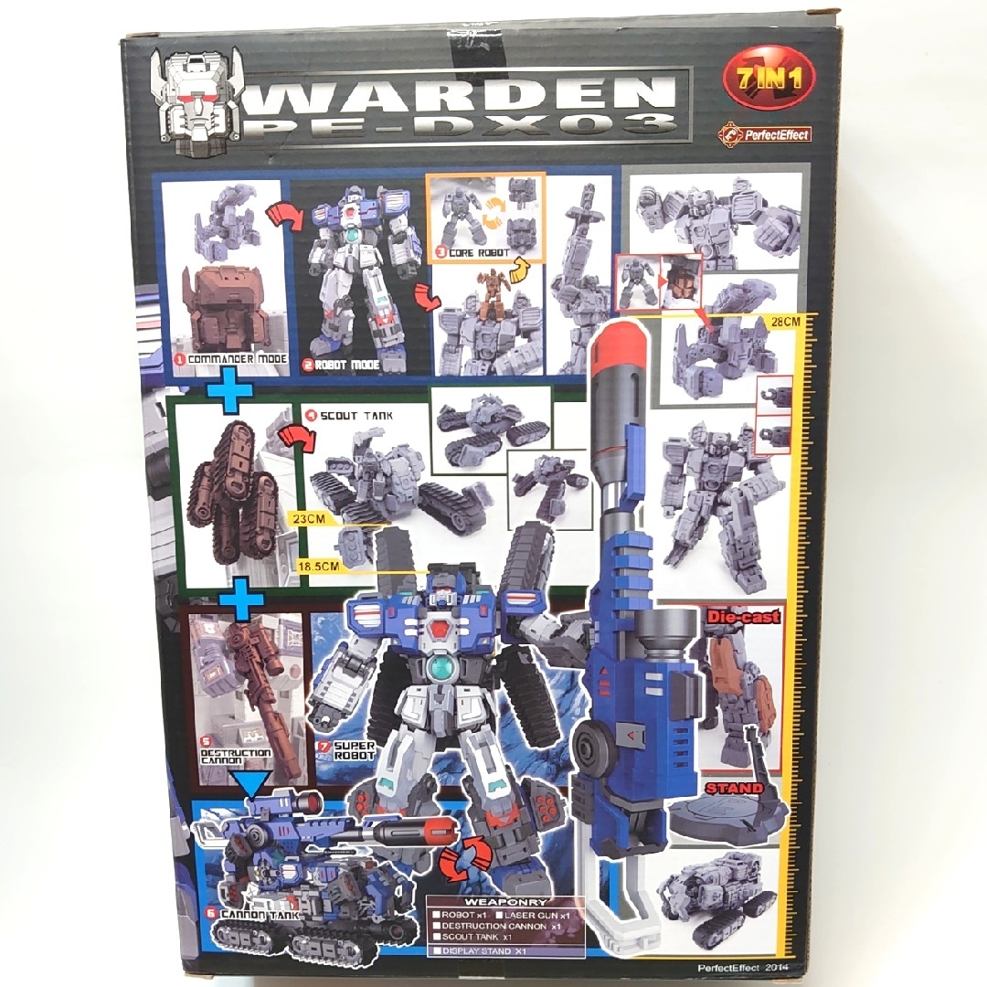 PE-DX03 ウォーデン 非正規トランスフォーマー フォートレスマキシマス