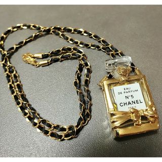 ※N ⑨ CHANEL シャネル ルージュ\u0026パフューム チャーム ネックレス