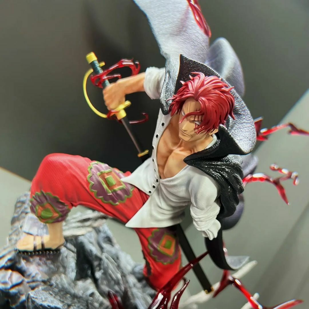 ワンピース 新四皇 赤髪のシャンクス フィギュア ガレージキット 塗装済み完成品 ワンピース 新四皇 赤髪のシャンクス フィギュア ガレージキット 塗装済み完成品