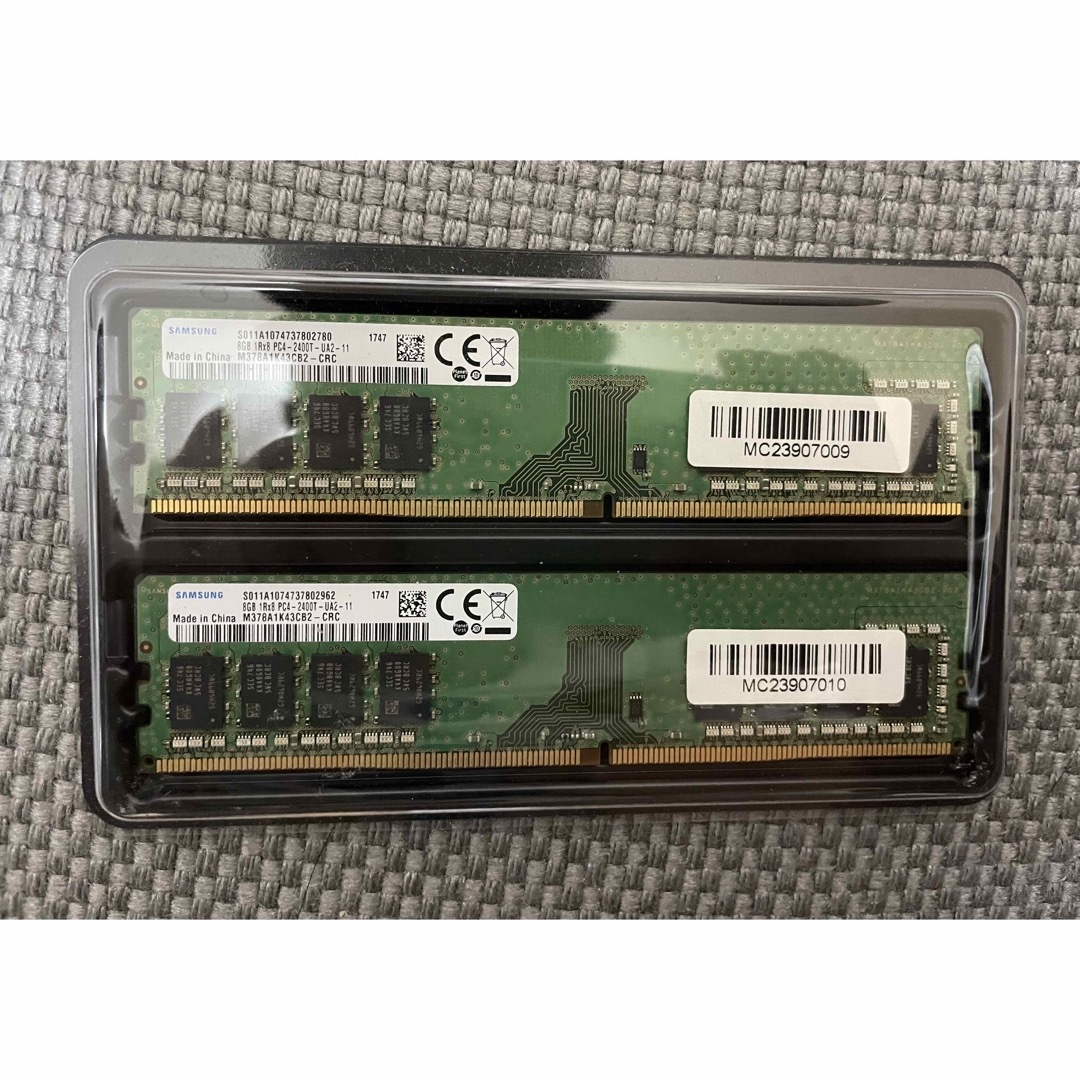 サムスン SAMSUNG  DDR4-2400 8GB×2枚　PC4-2400T