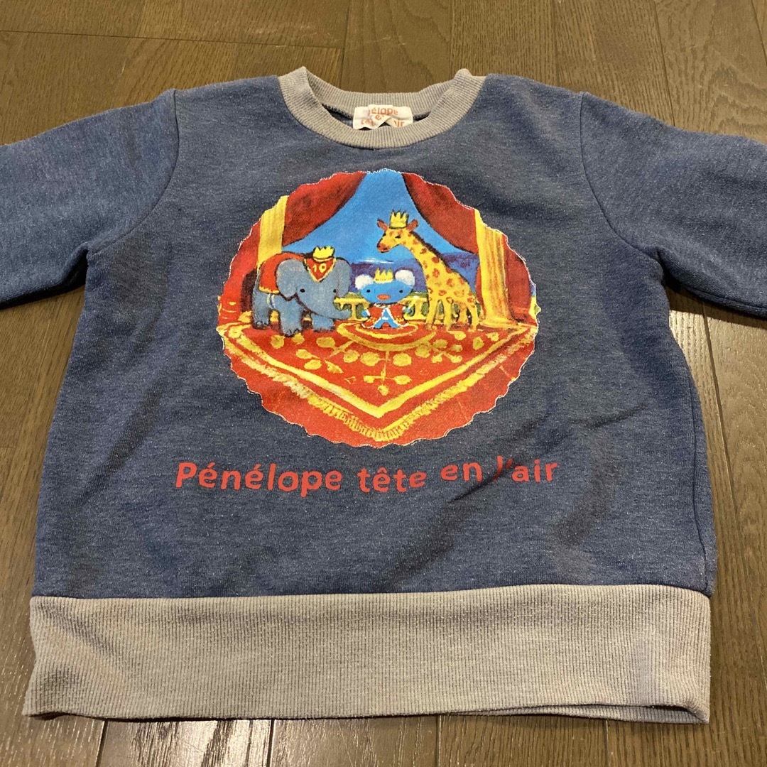 PENELOPE (asics)(ペネローペ)のキッズ服　Tシャツ　Penelope tête en I’air  キッズ/ベビー/マタニティのキッズ服男の子用(90cm~)(Tシャツ/カットソー)の商品写真