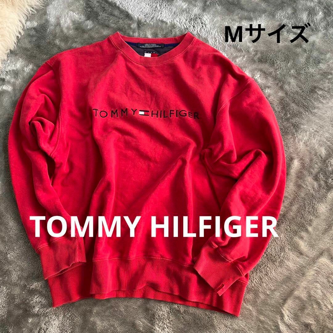 TOMMY HILFIGER(トミーヒルフィガー)のトミーヒルフィーガー　ビンテージスエットトレーナー　メンズMサイズ メンズのトップス(スウェット)の商品写真