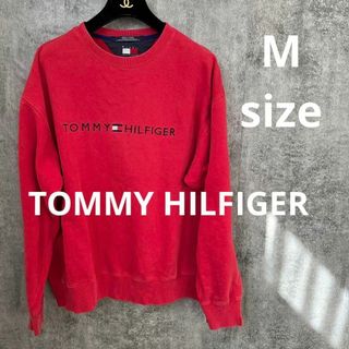 トミーヒルフィガー(TOMMY HILFIGER)のトミーヒルフィーガー　ビンテージスエットトレーナー　メンズMサイズ(スウェット)