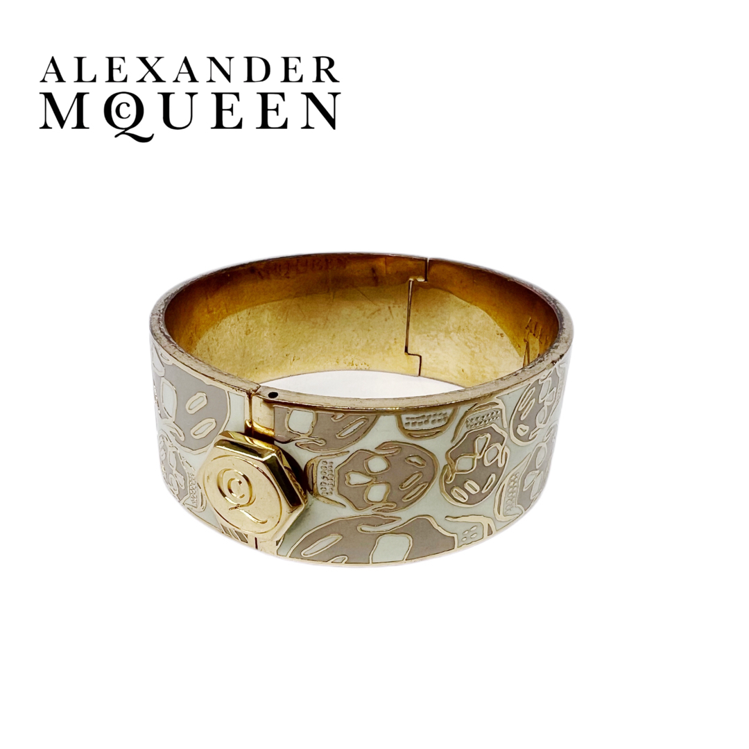 Alexander McQueen - 希少☆Alexander McQUEEN スカルバングル ユニ ...