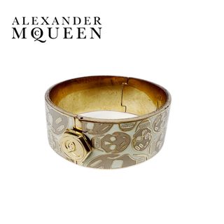 アレキサンダーマックイーン(Alexander McQueen)の希少★Alexander McQUEEN スカルバングル ユニセックス (バングル/リストバンド)