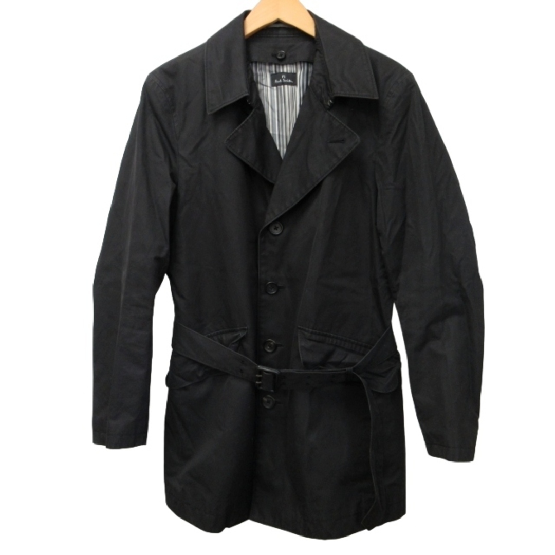 Paul Smith(ポールスミス)のポールスミス ライナー付 トレンチコート ブラック M STK メンズのジャケット/アウター(トレンチコート)の商品写真