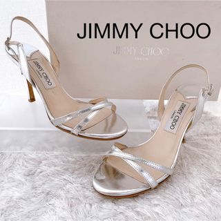 ジミーチュウ(JIMMY CHOO)のjimmy choo ジミーチュウ　ストラップ　サンダル　ハイヒール　パンプス(サンダル)