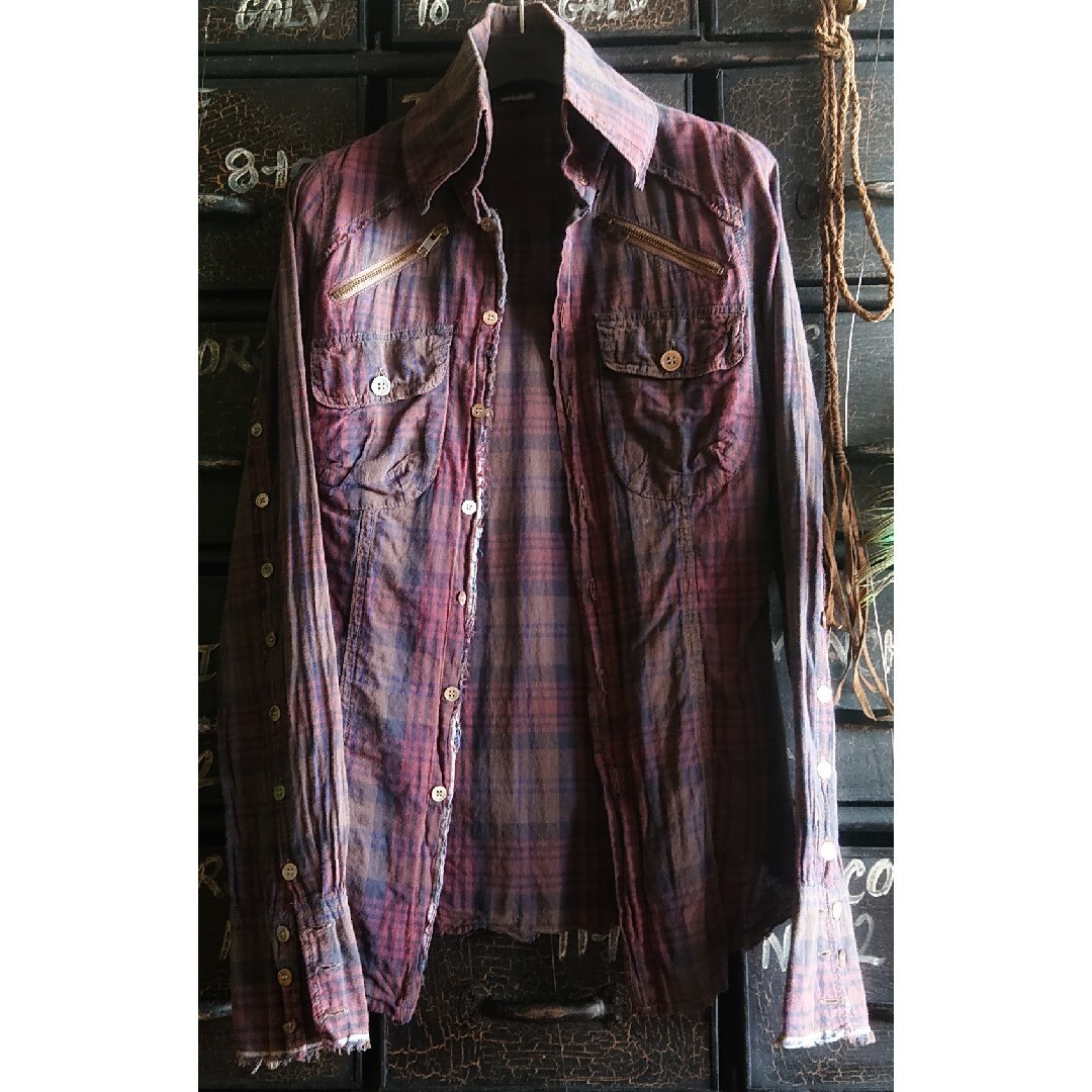 【HYDE×Le Grand Bleu】2WAY CHECK-SHIRT