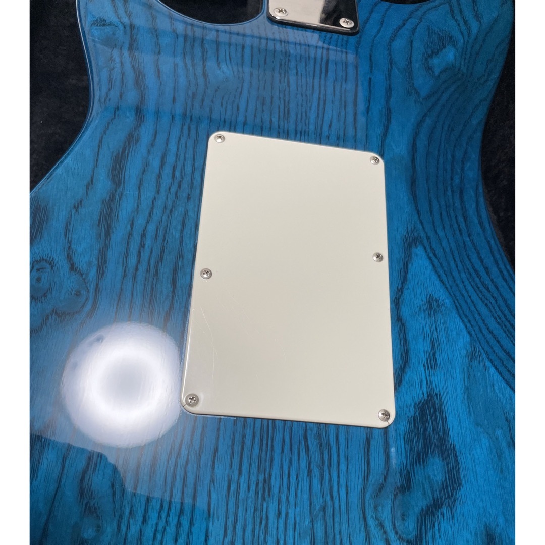 SCHECTER(シェクター)の【新オマケ付】schecter EX-IV-22 CTM/FRT BKAQ 青 楽器のギター(エレキギター)の商品写真