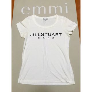 ジルスチュアート(JILLSTUART)のJILLSTUART ジルスチュアートカフェ　ロゴTシャツ　ホワイト(Tシャツ(半袖/袖なし))