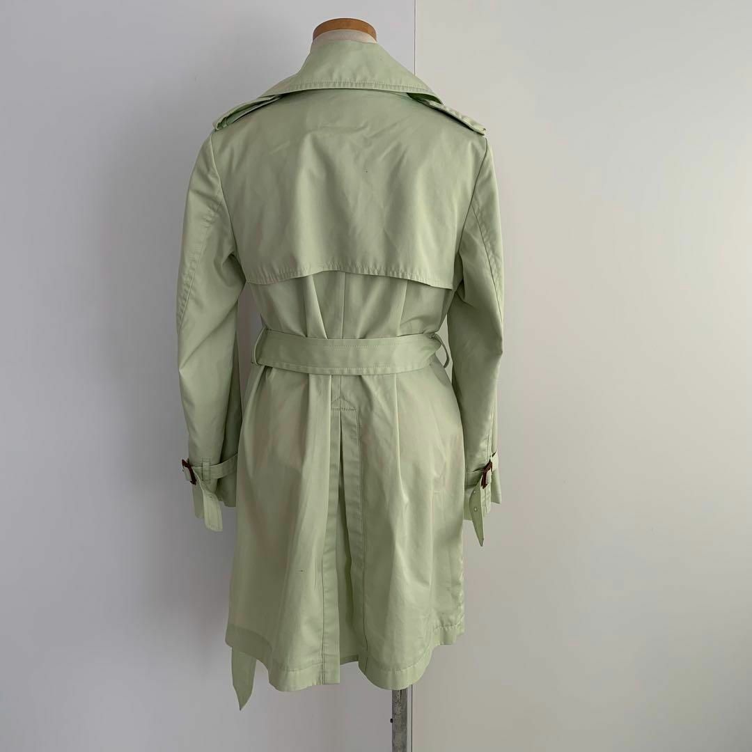 INED(イネド)のINED イネド　ミントグリーン　トレンチコート　春コート　size7 S レディースのジャケット/アウター(トレンチコート)の商品写真