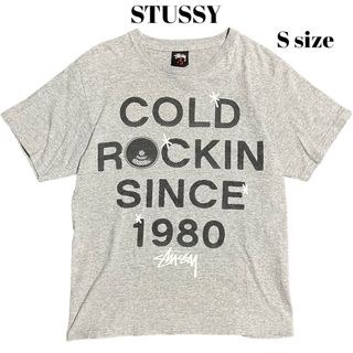 ステューシー(STUSSY)の00’s STUSSY プリントTシャツ グレー Y2K(Tシャツ/カットソー(半袖/袖なし))