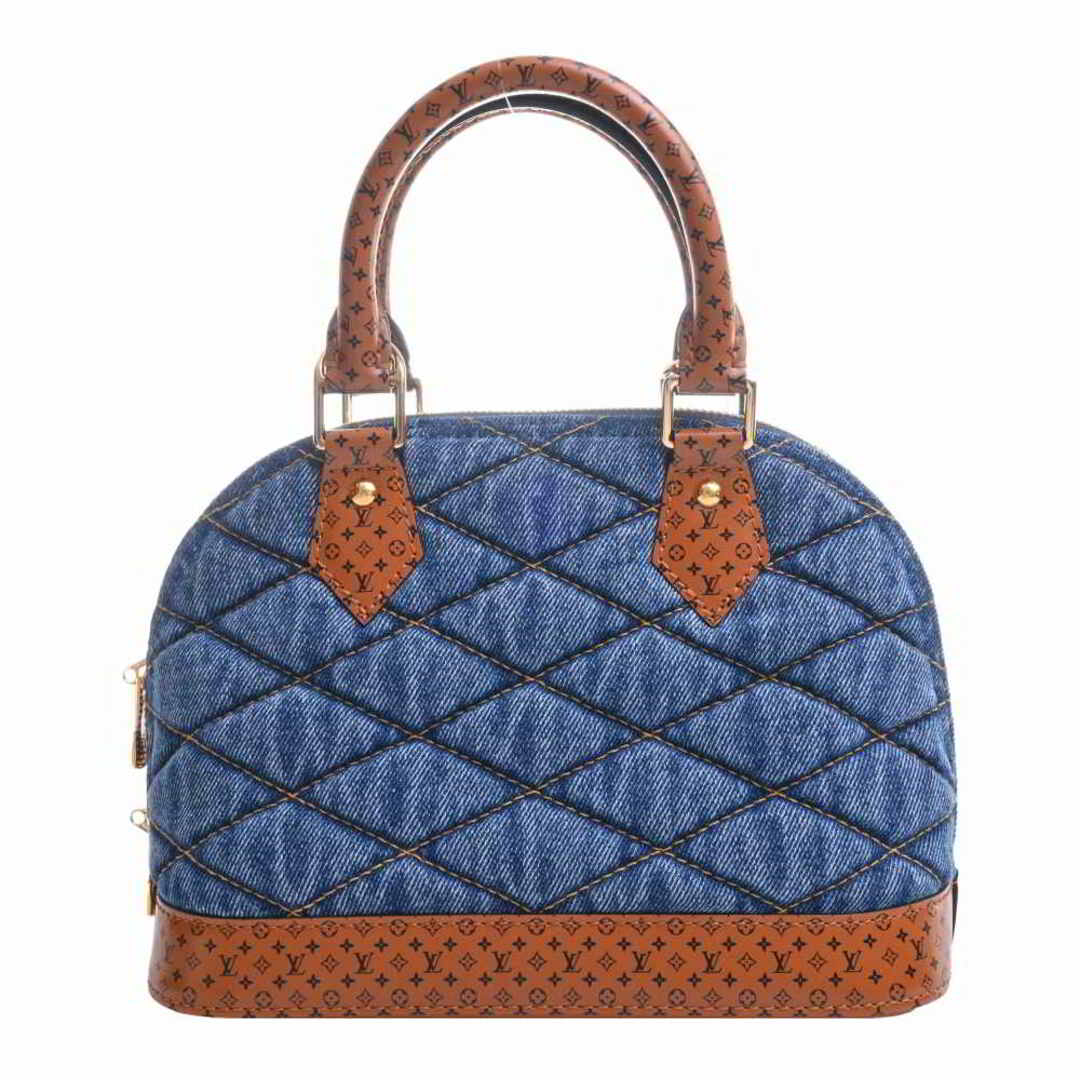 LOUIS VUITTON ルイヴィトン モノグラム デニム マルタージュ アルマBB 2WAY ハンドバッグ M55048 ブラウン/ブルー by