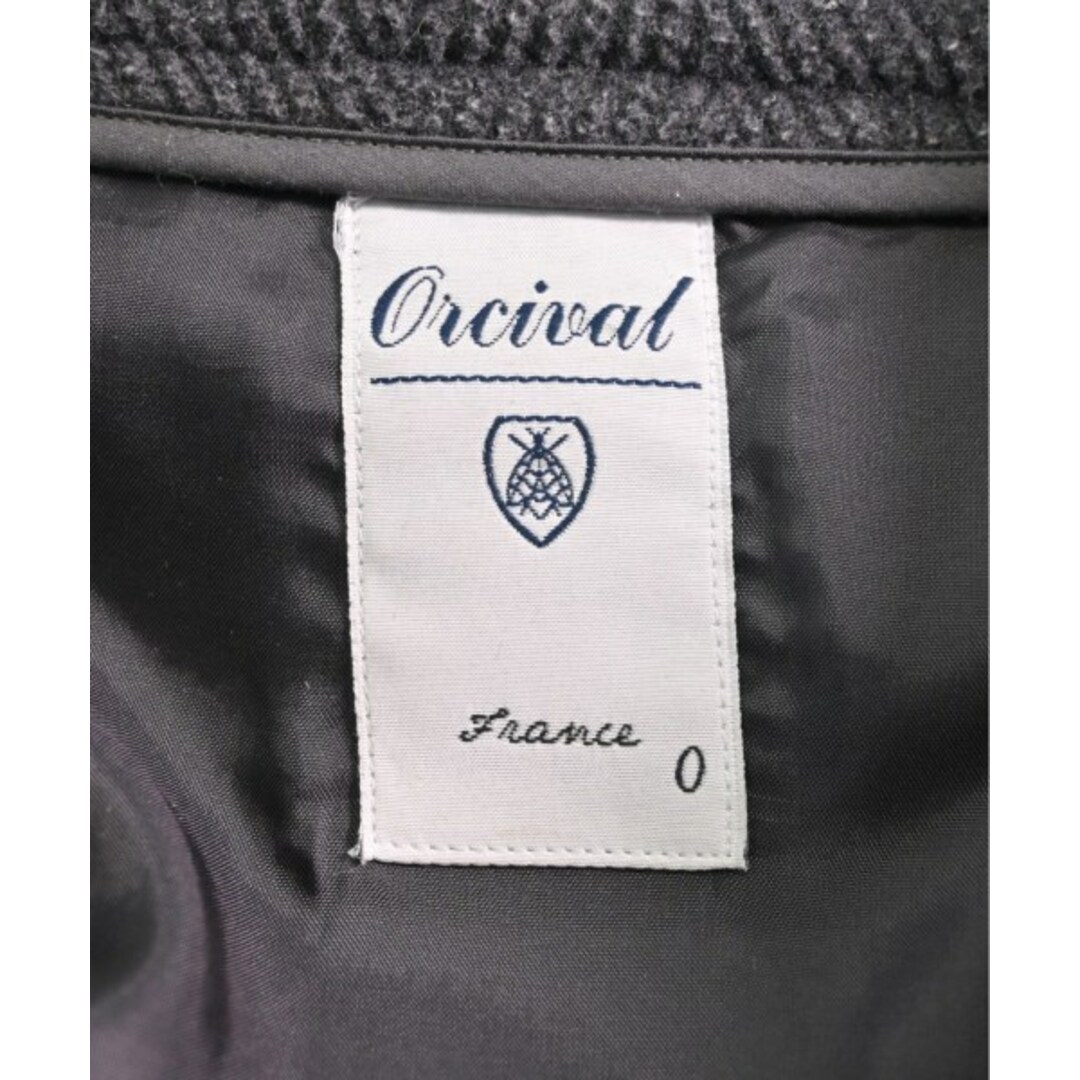 ORCIVAL オーシバル ダッフルコート 0(S位) グレー - ダッフルコート