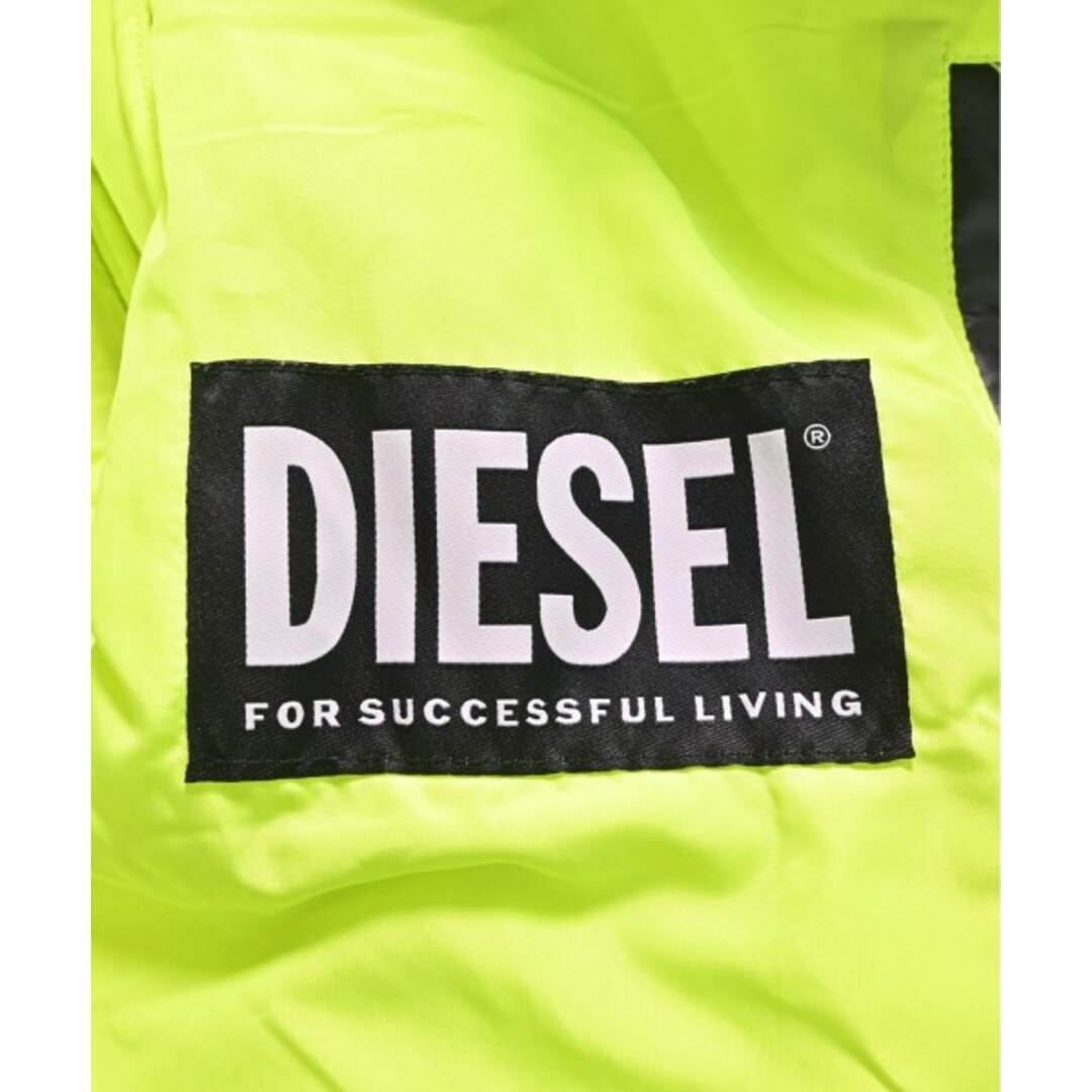 DIESEL ディーゼル ダウンジャケット/ダウンベスト XL 黒(総柄) 【古着】【中古】