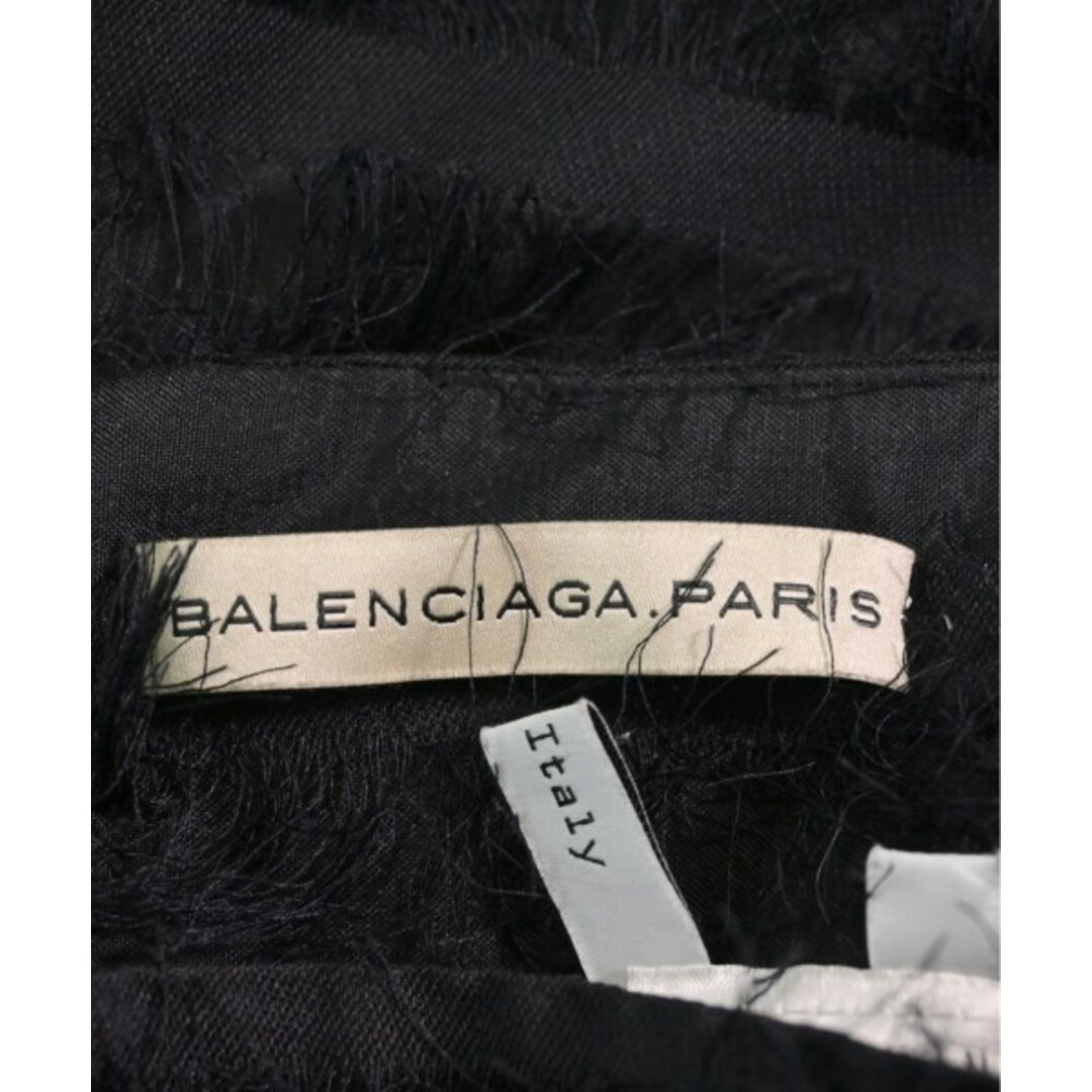 Balenciaga - BALENCIAGA バレンシアガ ひざ丈スカート 34(XS位) 黒