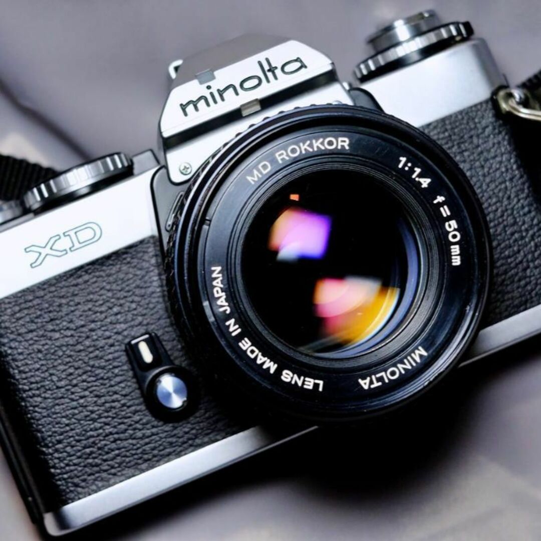 KONICA MINOLTA(コニカミノルタ)の銘機 minolta XD XD-s X-700 MD ROKKOR 各種 スマホ/家電/カメラのカメラ(レンズ(単焦点))の商品写真