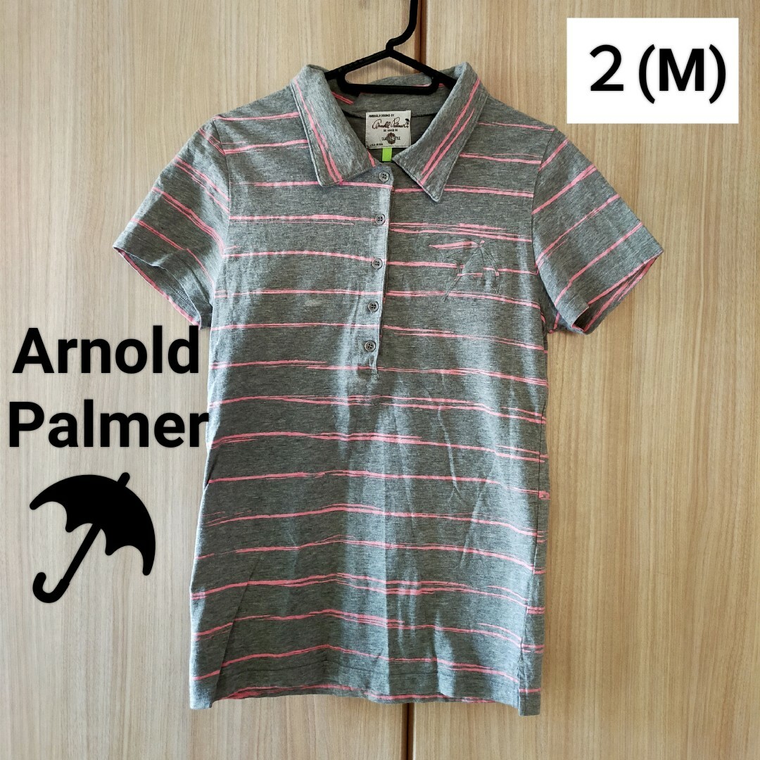 Arnold Palmer(アーノルドパーマー)のアーノルドパーマー 半袖ポロシャツ レディースのトップス(ポロシャツ)の商品写真