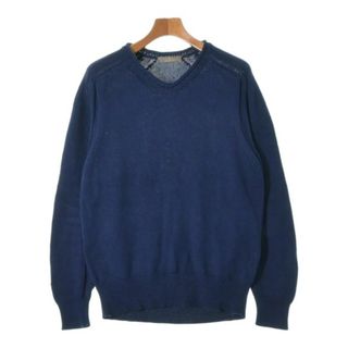 クルチアーニ(Cruciani)のCruciani クルチアーニ ニット・セーター 50(XL位) 紺 【古着】【中古】(ニット/セーター)