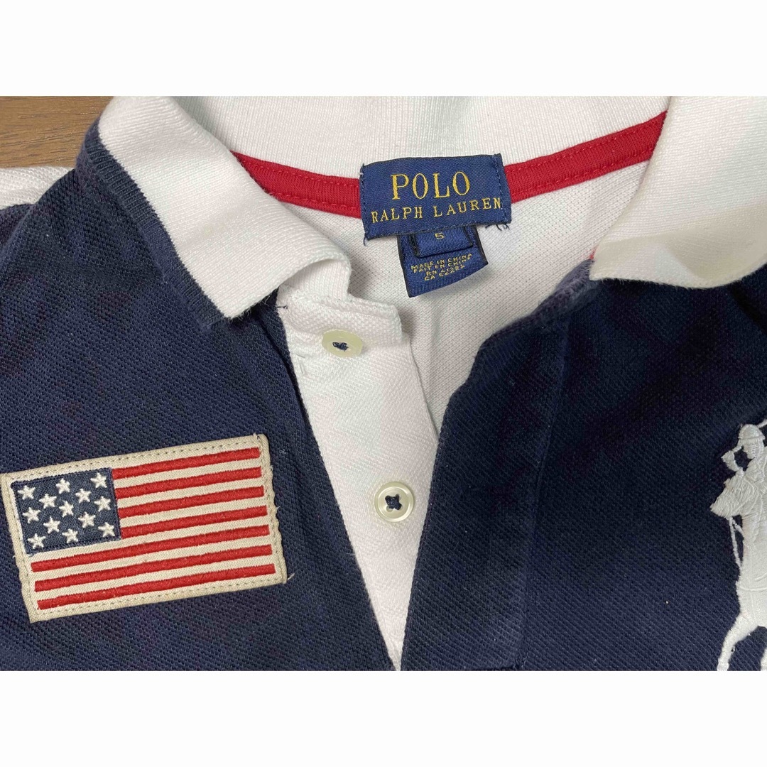 Ralph Lauren(ラルフローレン)のラルフローレン　ポロシャツ110 キッズ/ベビー/マタニティのキッズ服男の子用(90cm~)(Tシャツ/カットソー)の商品写真